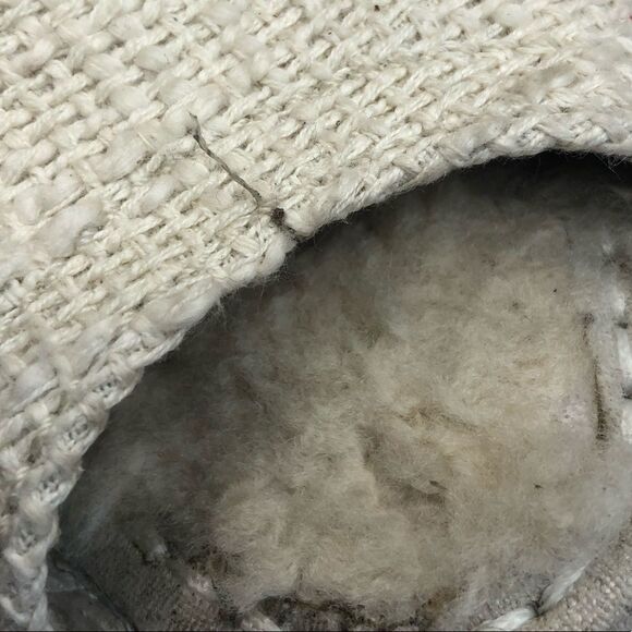 Ugg wedge tie up Sherpa lined sandals size 6 - Picture 6 of 9